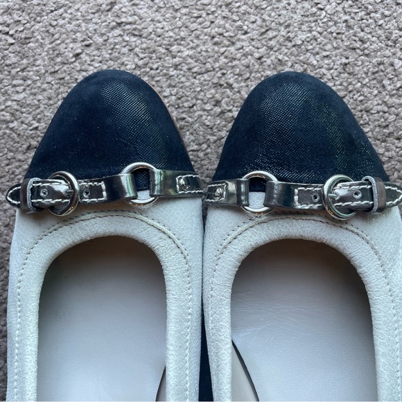 AGL Attilio Guisti Leombruni Shoes Womens 41, 9.5 Ballet Wedge Leather Round Toe - Picture 10 of 11